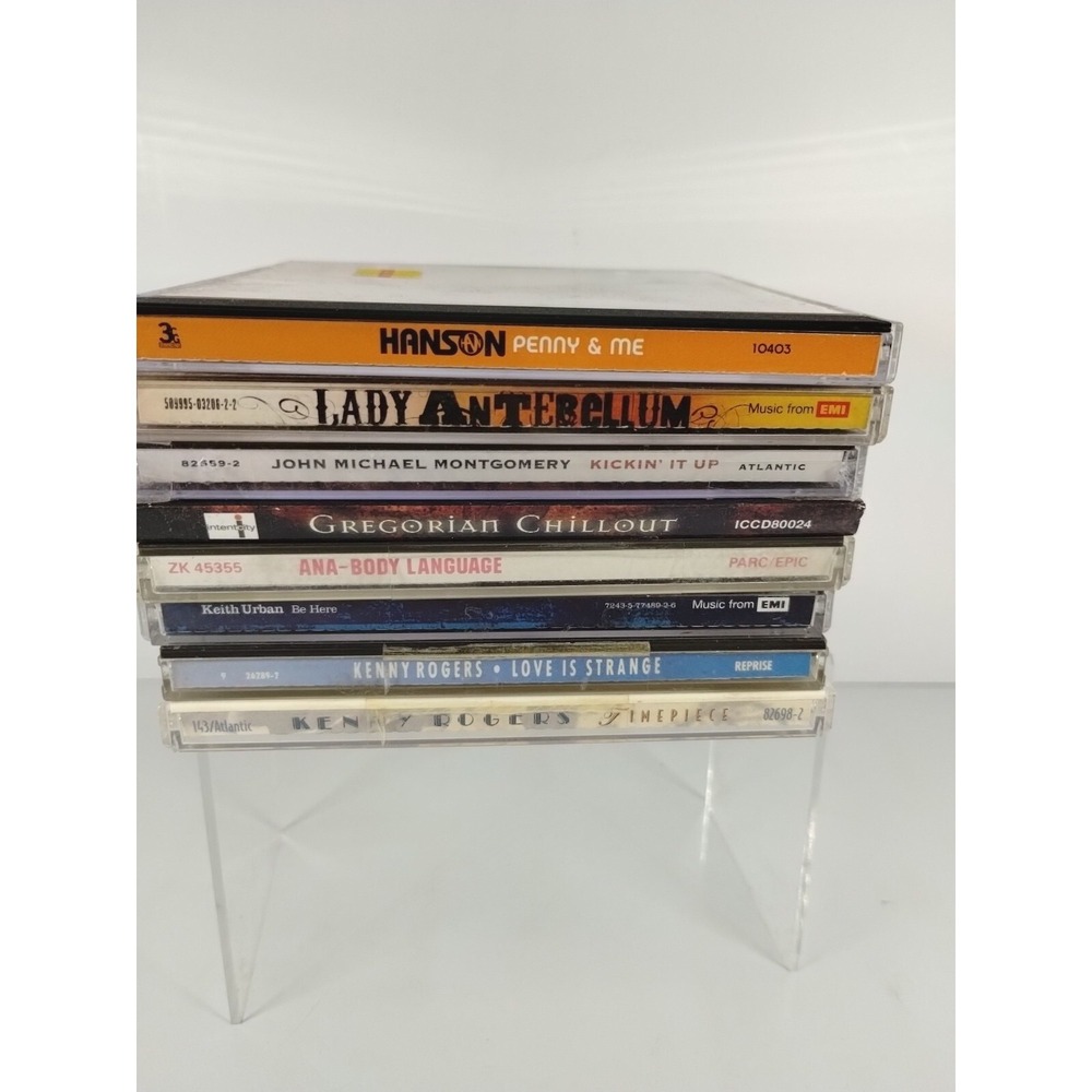 Lot Of 8 Various Artists Cds Hanson Lady antebellum Kenny Rogers - READ